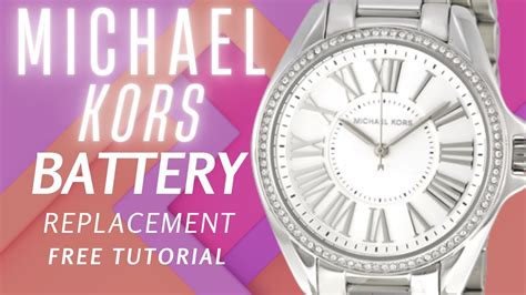 batterieanzeige michael kors|diy Michael Kors watch battery.